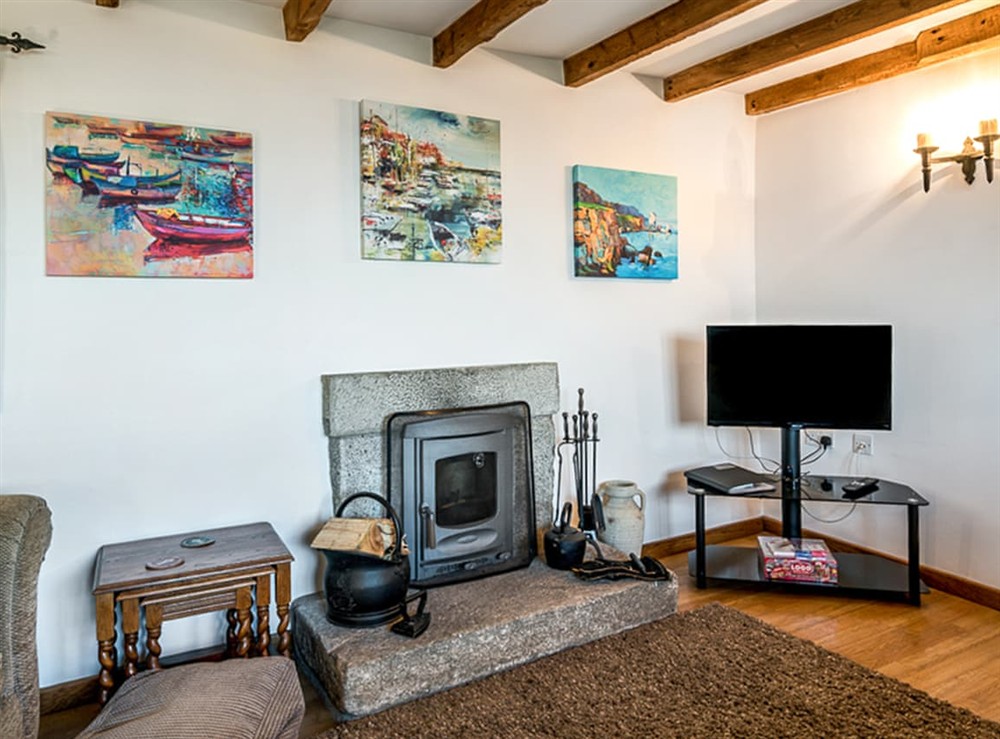 Living area at Wharrastone in Bude, Cornwall