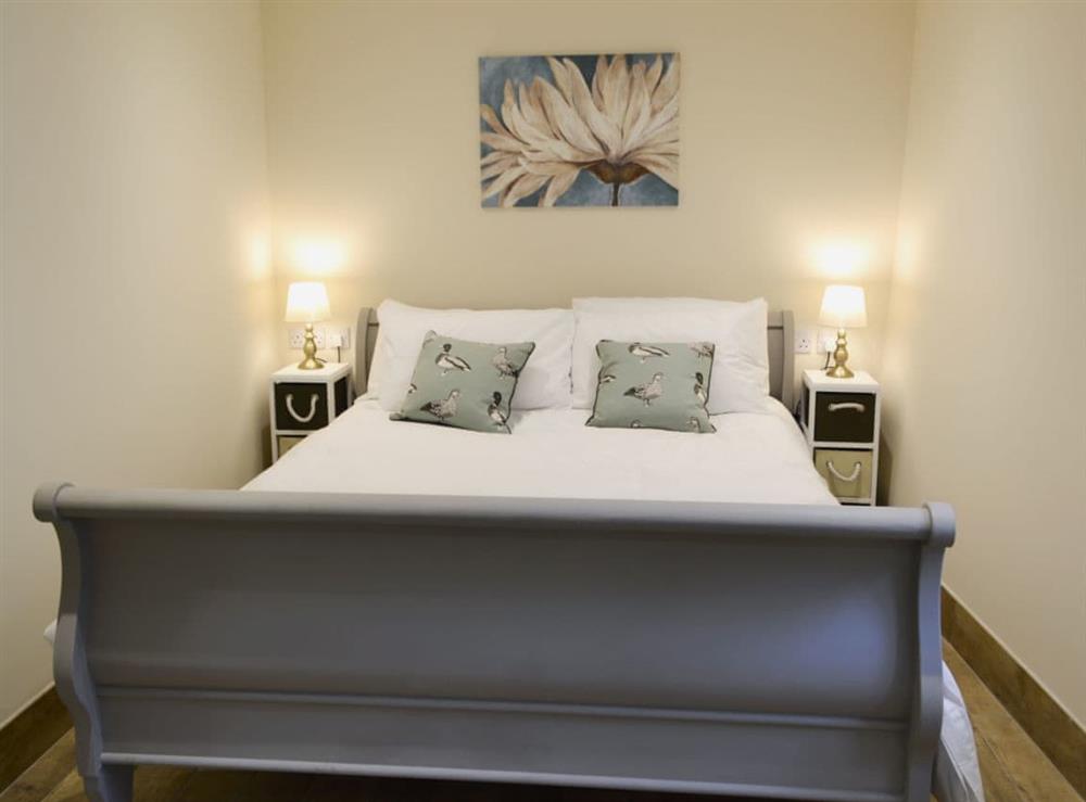 Double bedroom at Whatley Lodge in Winsham, near Chard, Somerset, England