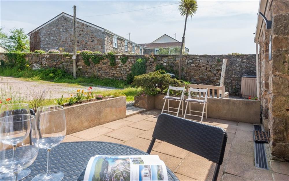 This is the setting of Wheal Charlotte Cottage at Wheal Charlotte Cottage in Marazion