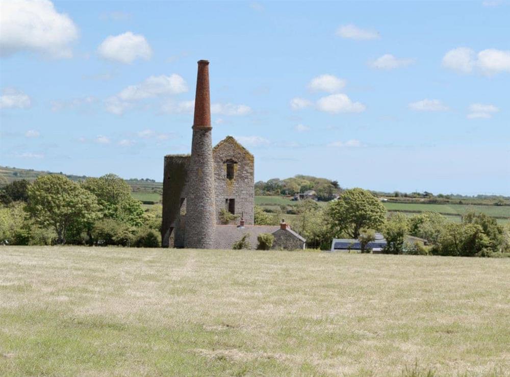 Old Engine House at Wheal Metal Lodge in Poldown, near Helston, Cornwall
