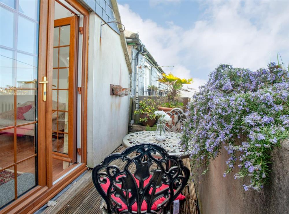 Balcony at Wheal Trenwith Cottage in St Ives, Cornwall