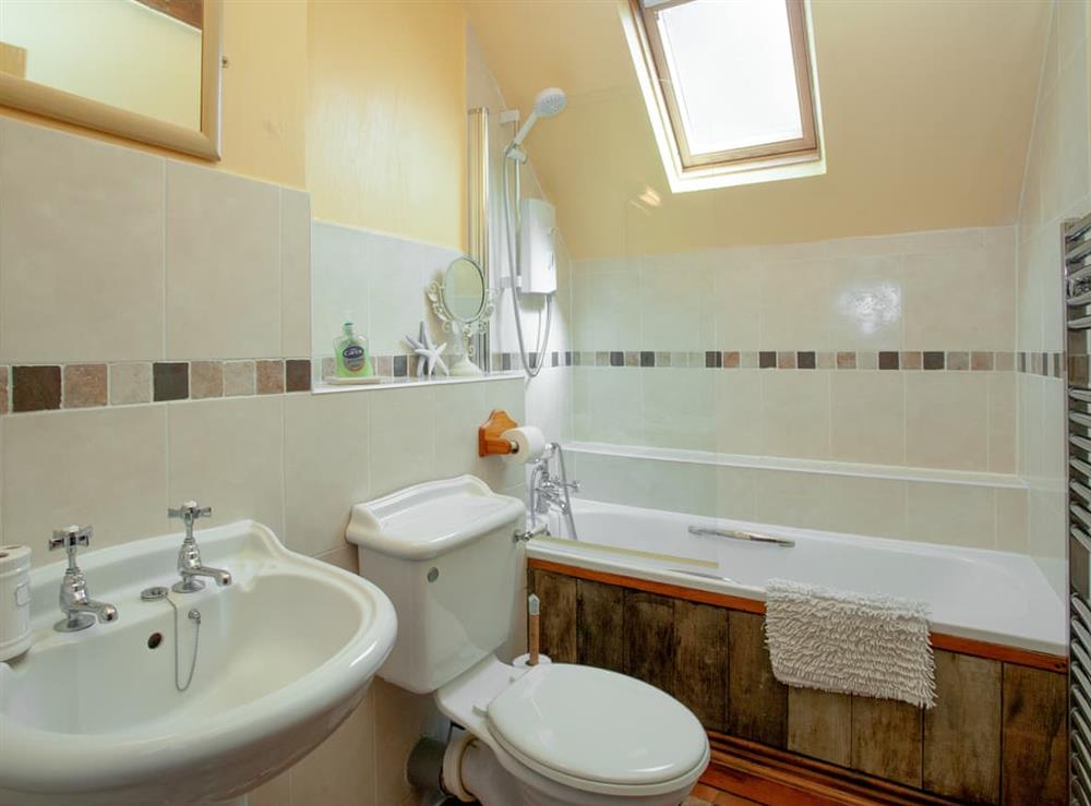 Bathroom at Wheal Trenwith Cottage in St Ives, Cornwall