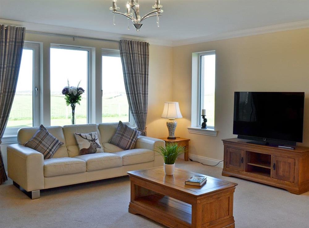 Charming living room at Wheatfield House in Kilmaurs, near Kilmarnock, Ayrshire