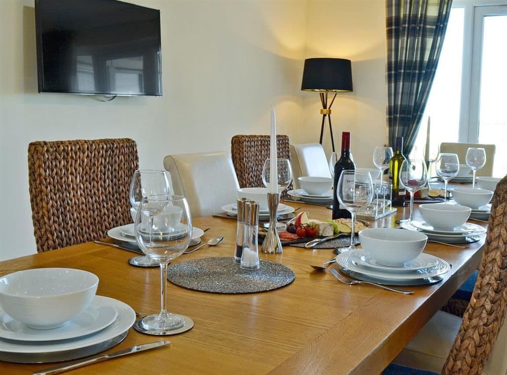 Stylish dining area (photo 2) at Wheatfield House in Kilmaurs, near Kilmarnock, Ayrshire