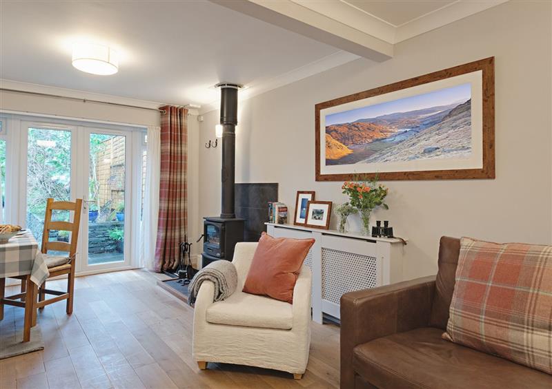 The living area at Wheatlands Cottage, Windermere