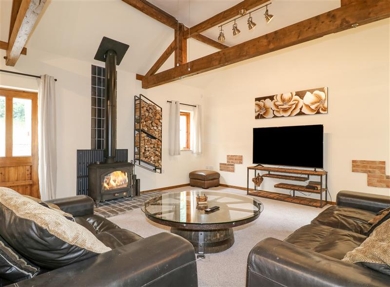 Enjoy the living room at Wheatlow Brooks Barn, Sandon