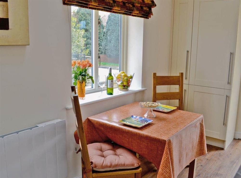 Dining Area at Wheatsheaf Cottage in Moor Monkton, near York, North Yorkshire
