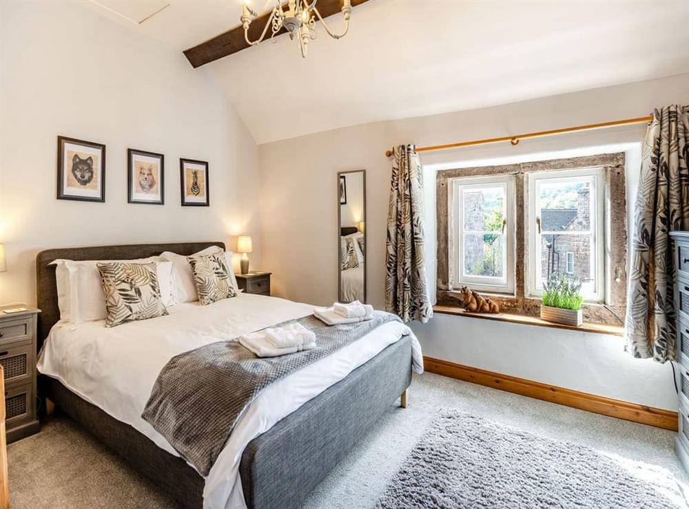 Double bedroom at Wheatsheaf Cottage in Whatstandwell, Derbyshire