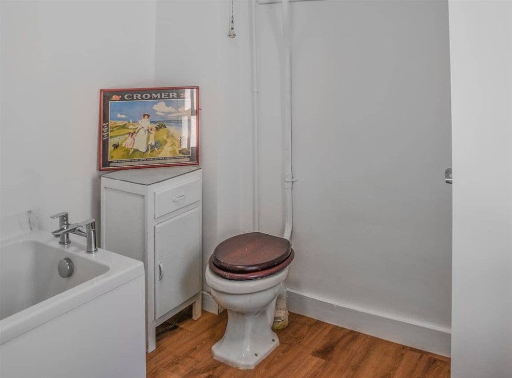 Bathroom at Wheel Cottage in Cromer, Norfolk