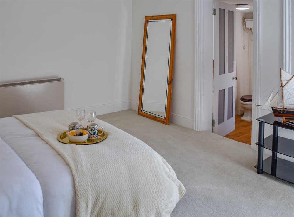 Double bedroom at Wheel Cottage in Cromer, Norfolk