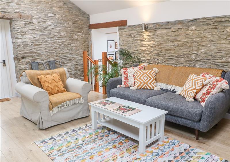 Relax in the living area at Wheel Cottage, Pelynt