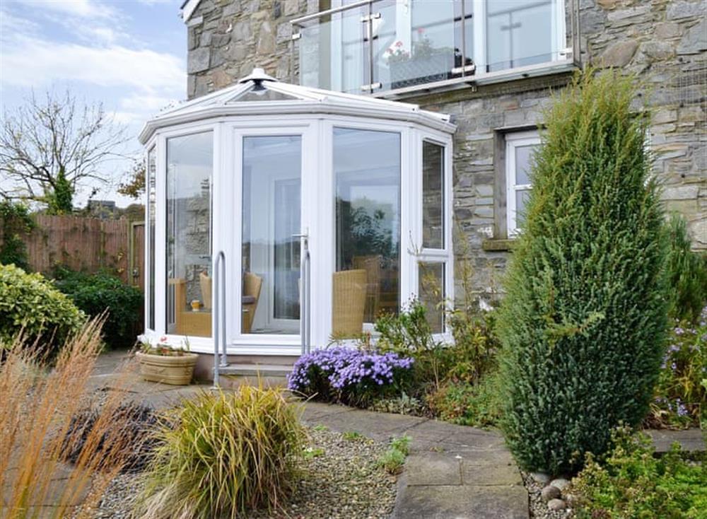 Conservatory at Wheel House in Garlieston, near Newton Stewart, Wigtownshire