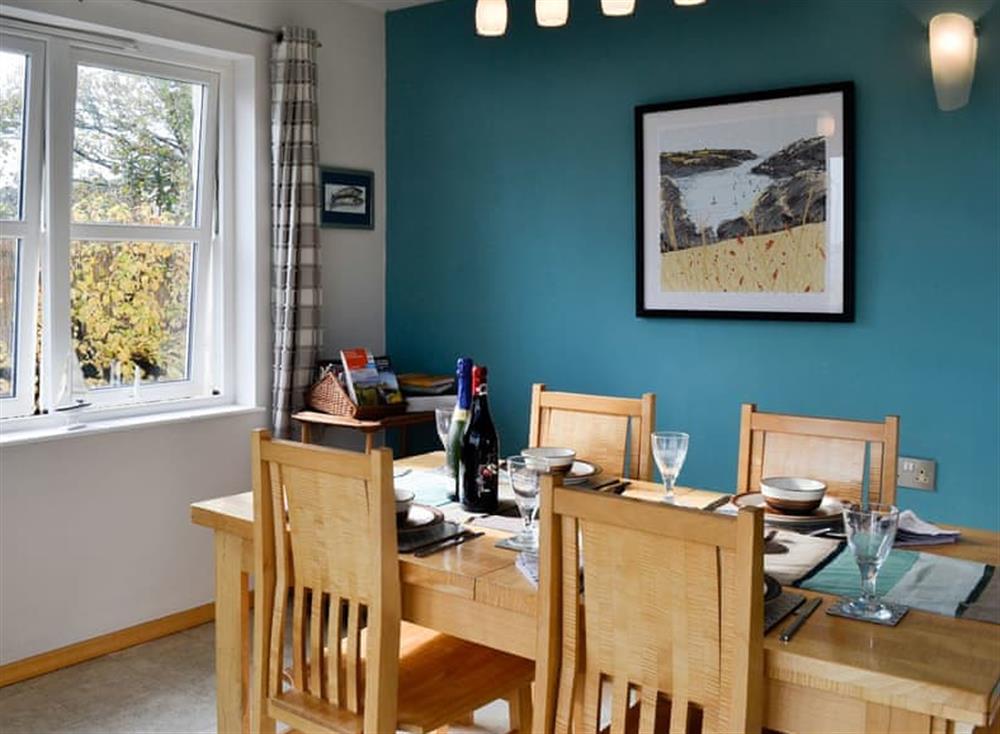 Dining room at Wheel House in Garlieston, near Newton Stewart, Wigtownshire