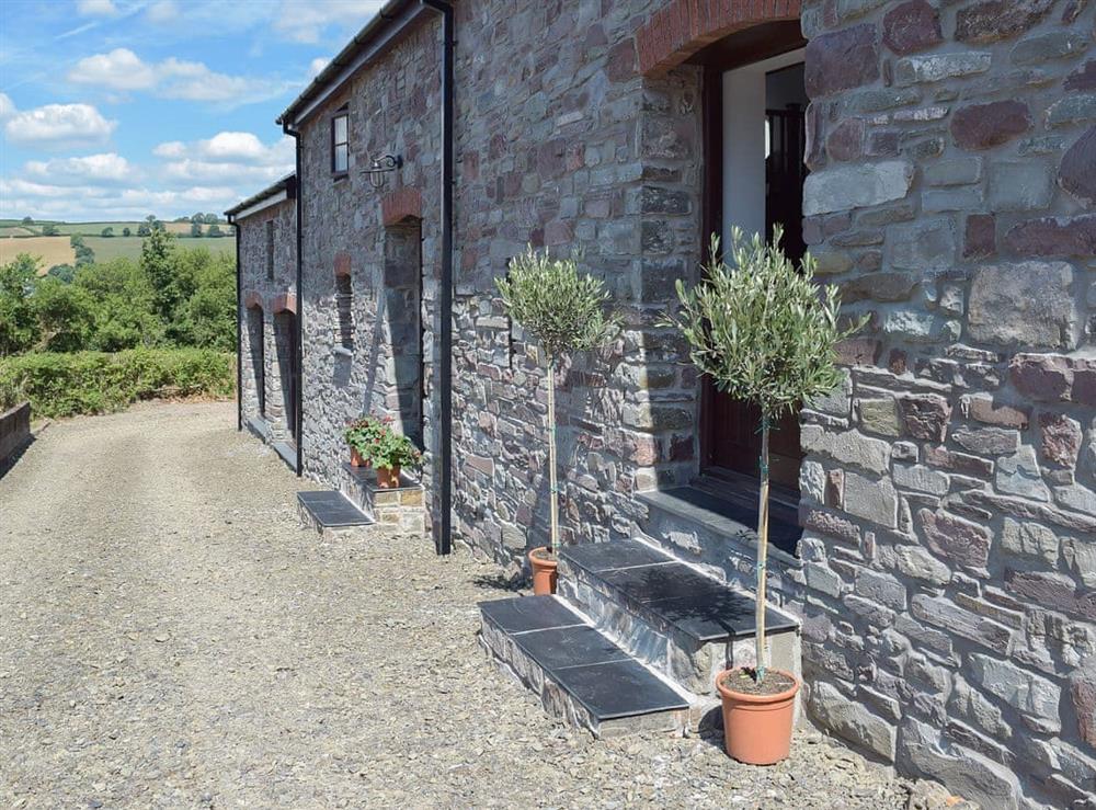 Lovingly converted Welsh slate holiday cottage at Wheelwright Barn in Ferryside, near Carmarthen, Dyfed