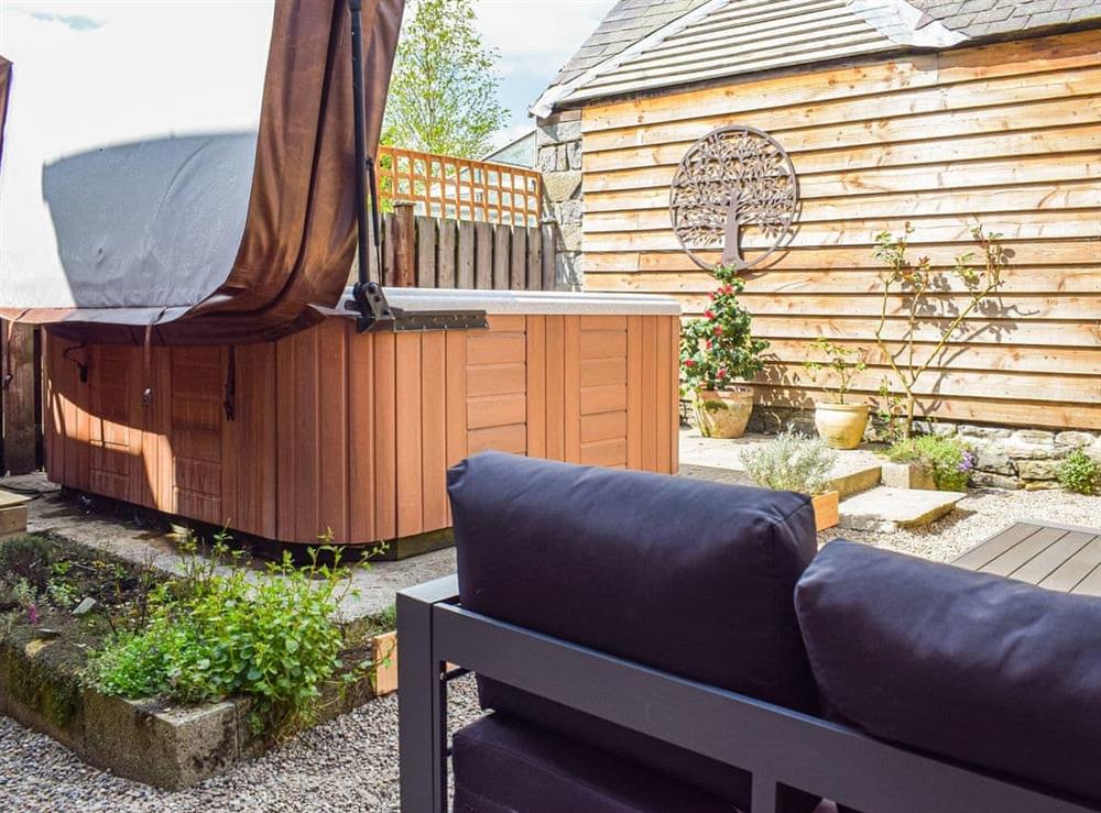 Outdoor area at Wheelwright Cottage in Clunbury, Shropshire