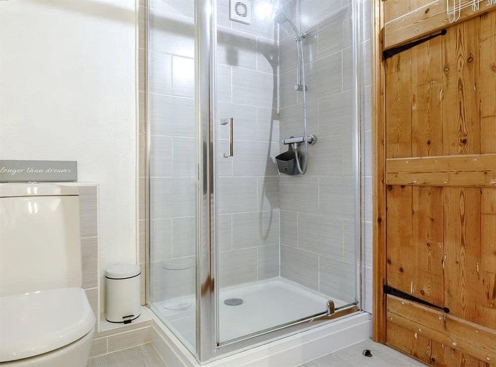 Shower room at Wheelwrights Cottage in Rumburgh, Suffolk