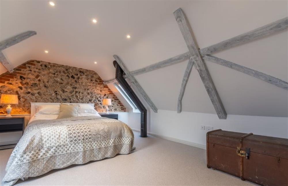 First floor: Master bedroom at Wheelwrights, Sustead near Norwich
