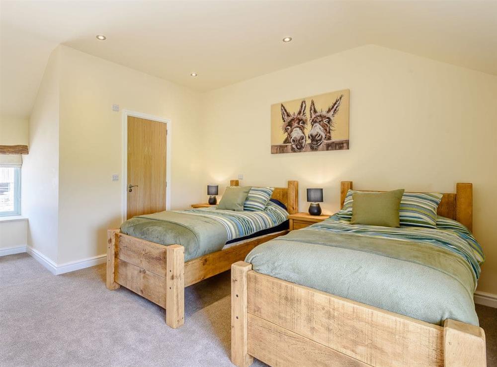 Twin bedroom at Wheston House Farm Holiday Cottages- Stable View in Tideswell Moor, near Tideswell, Derbyshire