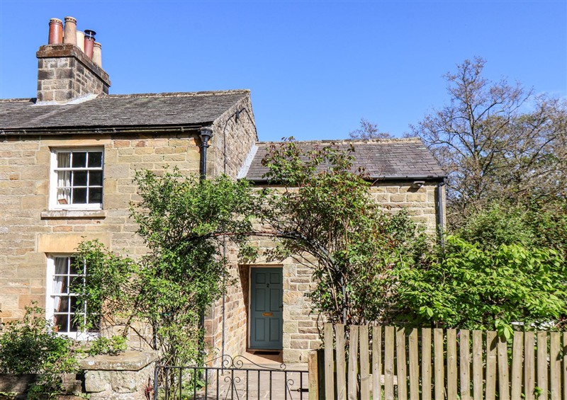 Outside Whinstone Cottage at Whinstone Cottage, Esk Valley near Grosmont