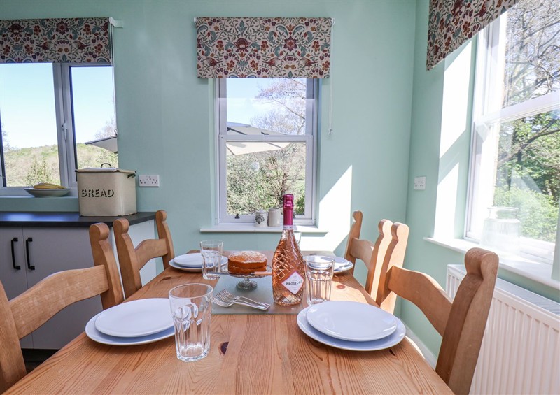 This is the dining room at Whinstone Cottage, Esk Valley near Grosmont