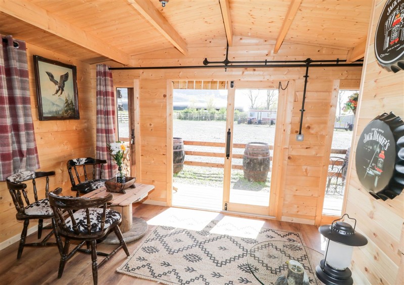 The setting at Whiskey Creek Cabin, Castlerock