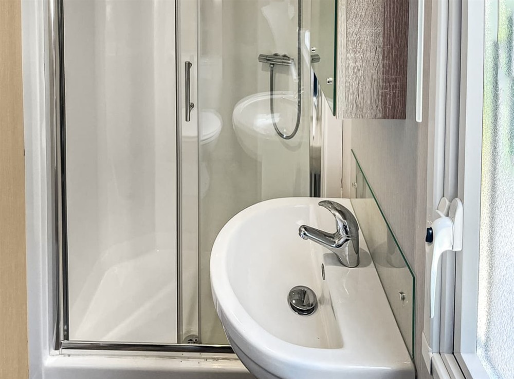 Bathroom at Whispering Pines Spa in Durham, Tyne and Wear