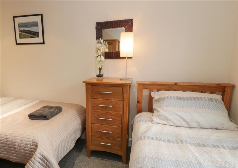 A bedroom in Whistle Stop Apartment at Whistle Stop Apartment, Porthmadog