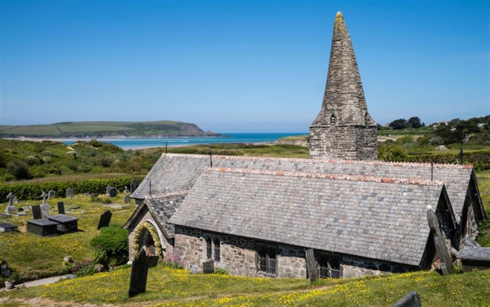 St Enodoc Church near Daymer Bay at Whistlers in Rock