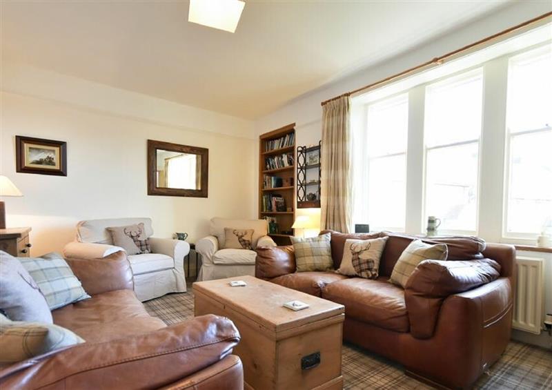 This is the living room at Whistlewood, Bamburgh