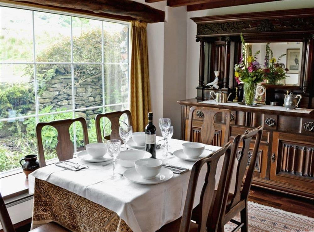 Dining Area at Whistling Green in Nr Ulpha, Cumbria., Great Britain