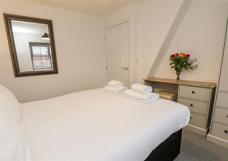 This is a bedroom at Whitby Haven, Whitby