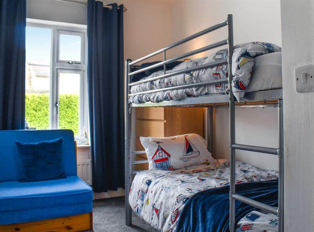 Bunk bedroom at Whitby House in Whitby, North Yorkshire