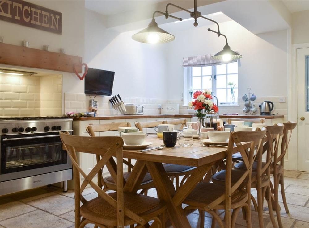 Kitchen/diner at Whitby Townhouse in Whitby, North Yorkshire