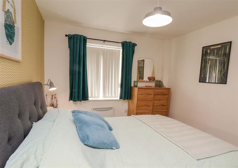 One of the bedrooms at Whitby Waves, Whitby