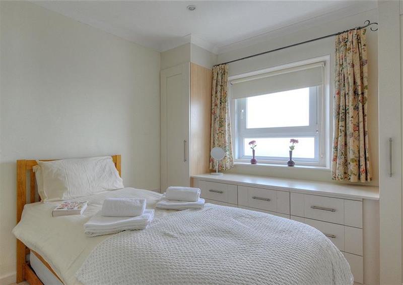 One of the bedrooms at White Cliffs, Seaton