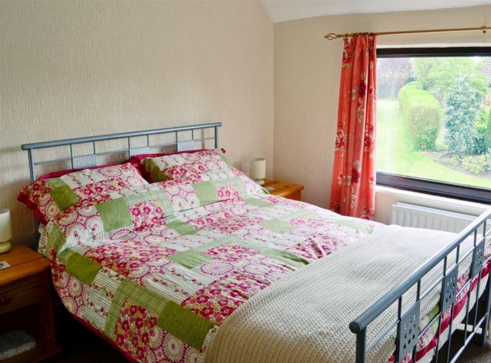Double bedroom at White Cottage in Hemingby, near Horncastle, Lincolnshire