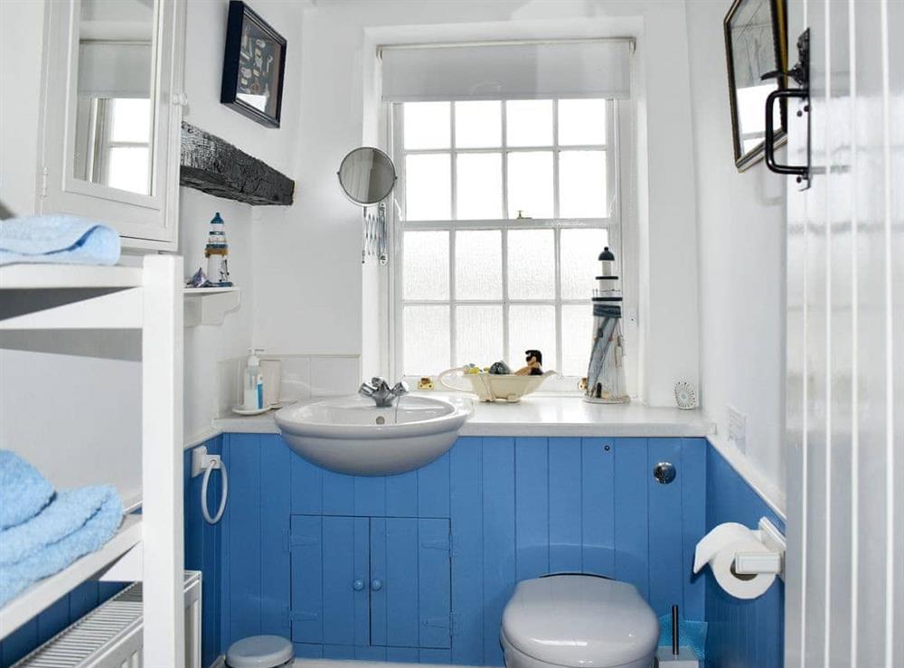 Bathroom at White Cottage in Whitby, North Yorkshire