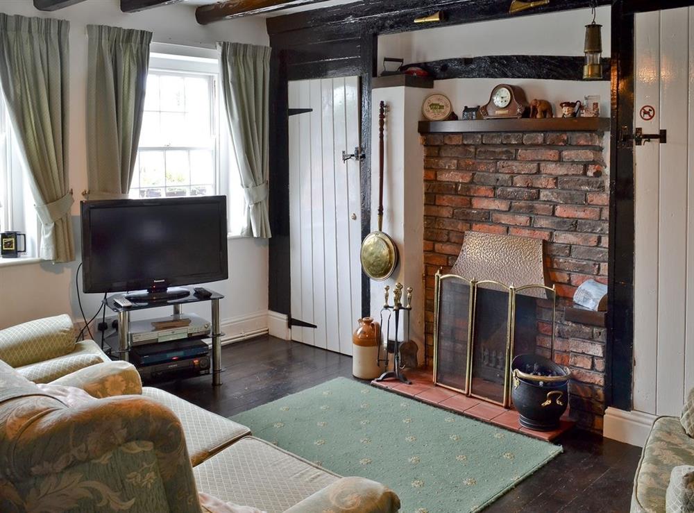 Living room at White Cottage in Whitby, North Yorkshire