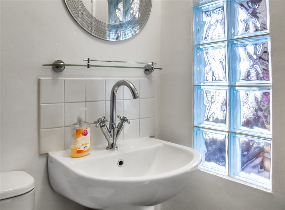 Bathroom at White Cottages in Whitby, North Yorkshire