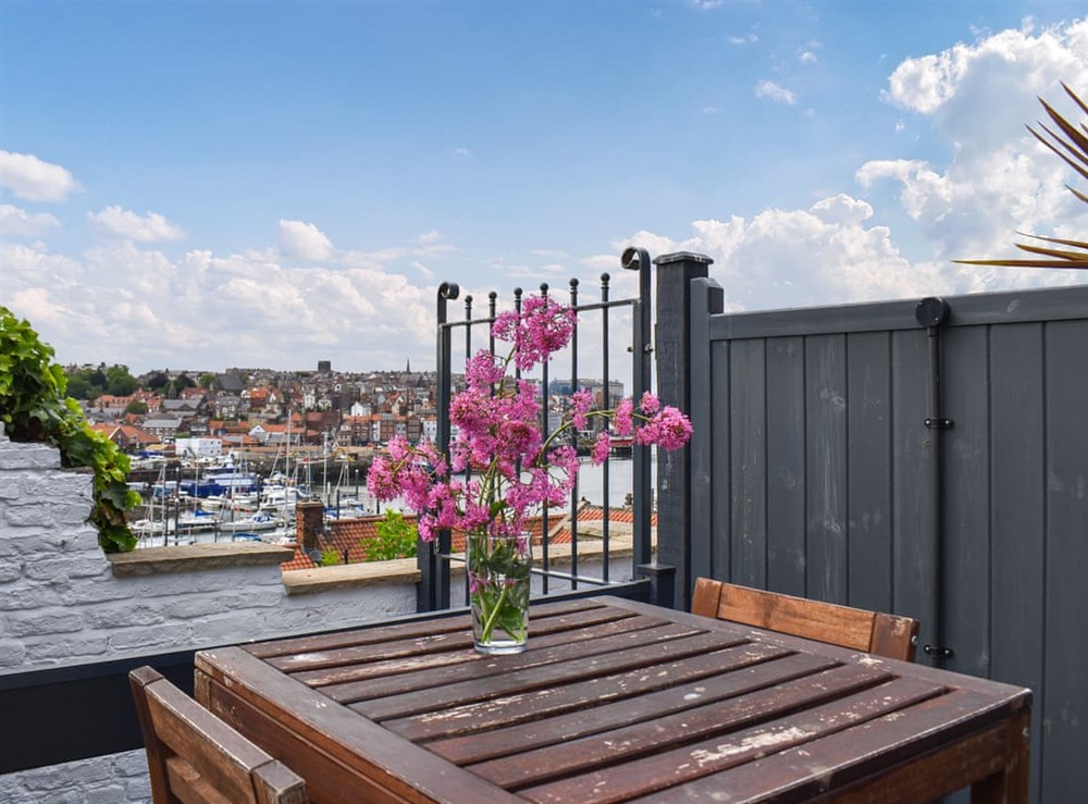 Terrace at White Cottages in Whitby, North Yorkshire