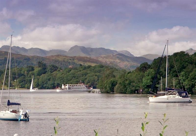 Lake Windermere at White Cross Bay in , Cumbria & The Lakes
