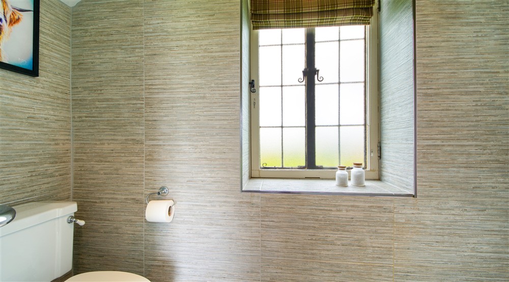 The ground-floor shower room at White Edge Lodge in Nr Sheffield, Derbyshire
