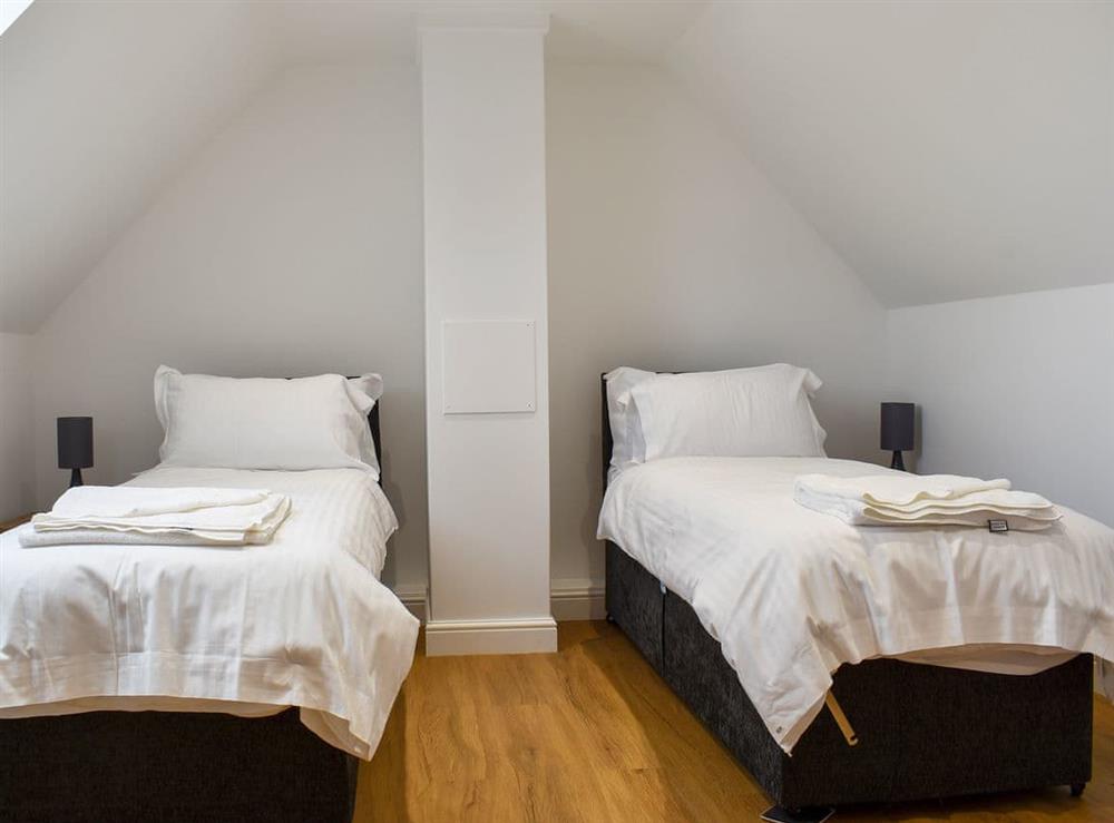 Twin bedroom at Fallow Cottage, 
