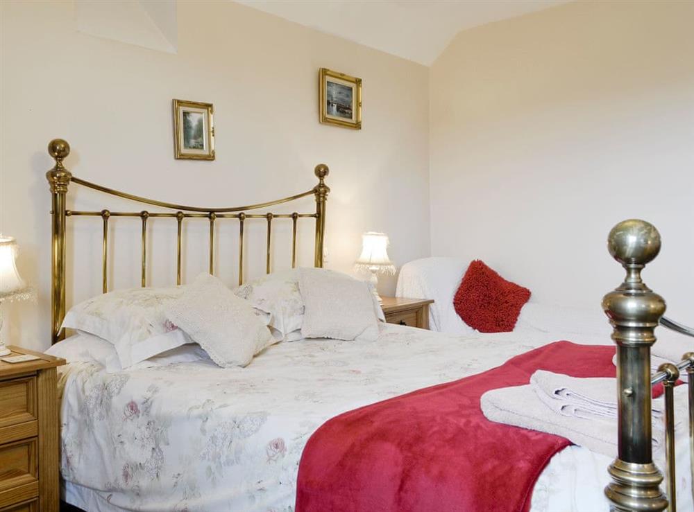Family bedroom at White Hill Farm Cottage in Wonastow, near Monmouth, Monmouthshire, Gwent