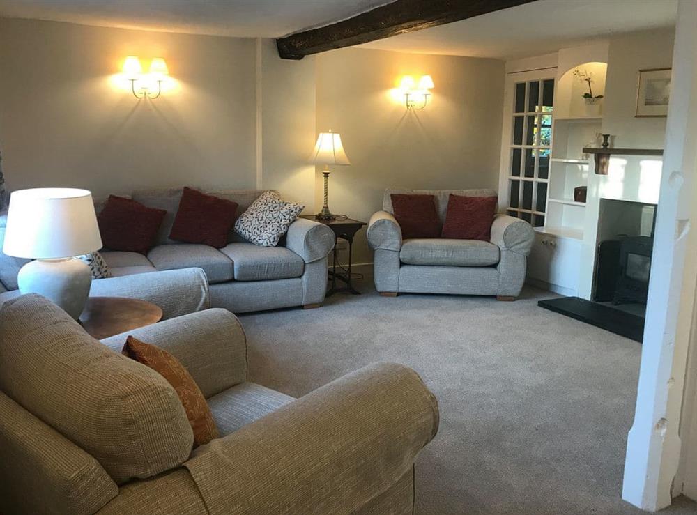 Sitting room at White Horse Cottage in West Meon, near Petersfield, Hampshire