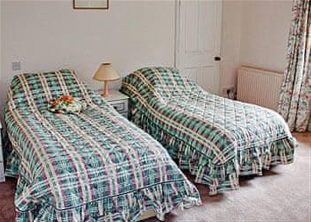 Twin bedroom at White House Farm in Fring, near Kings Lynn, Norfolk