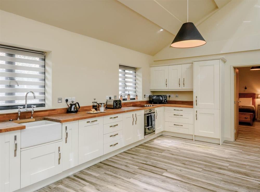 Well presented and equipped kitchen at Holton Barn, 