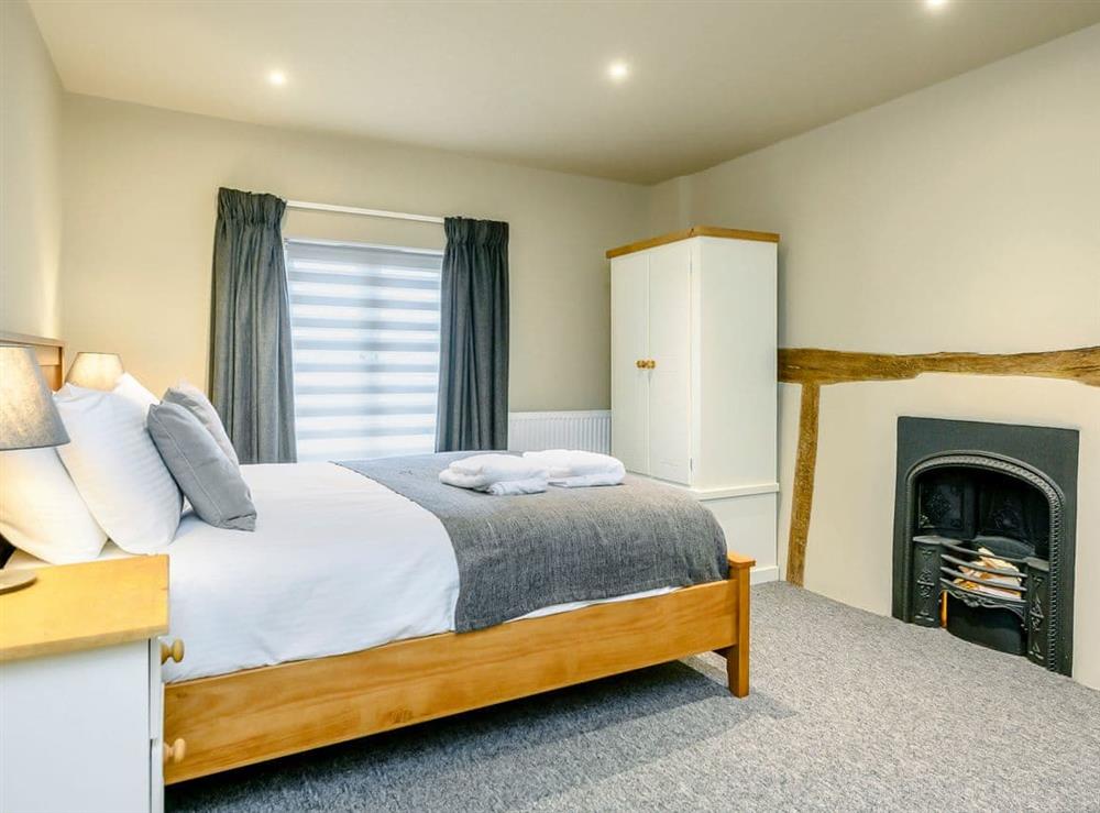 Sumptuous double bedroom at Peasenhall Farmhouse, 