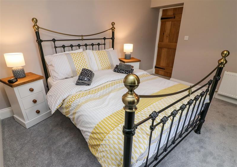 One of the bedrooms at White Lea, Reeth