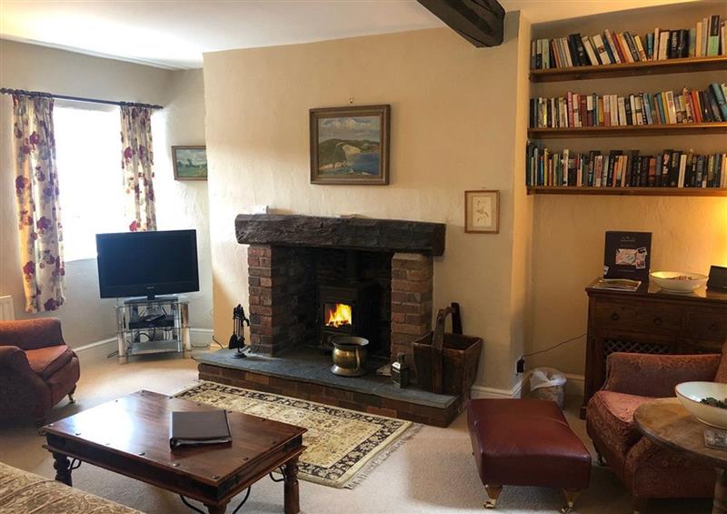 The living area at White Lion Cottage, Langdale